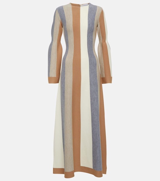 Quinlan wool and cashmere maxi dress