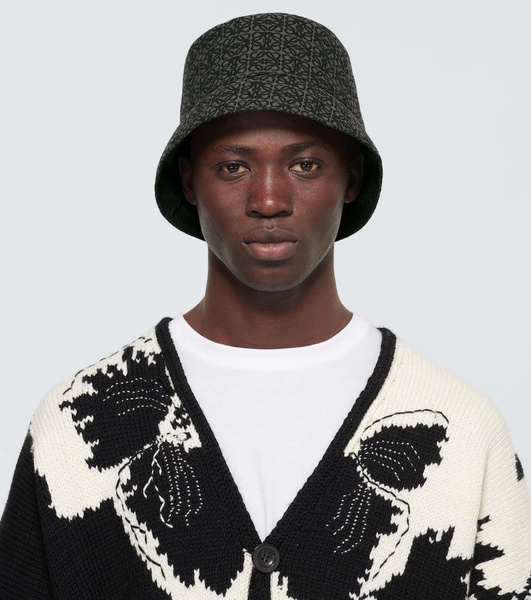 Reversible Anagram jacquard bucket hat