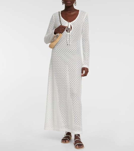 Domingo lace beach cover-up