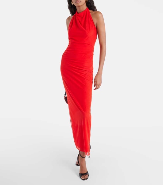 Jacques mesh maxi dress