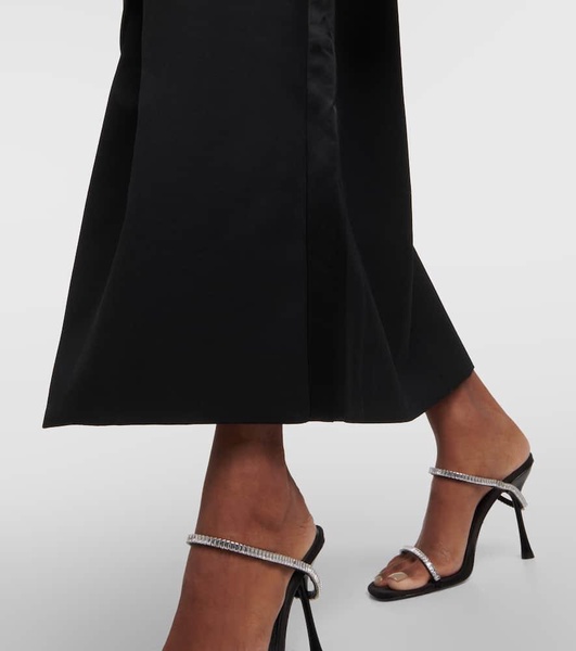 Clarissa wool-blend maxi skirt 