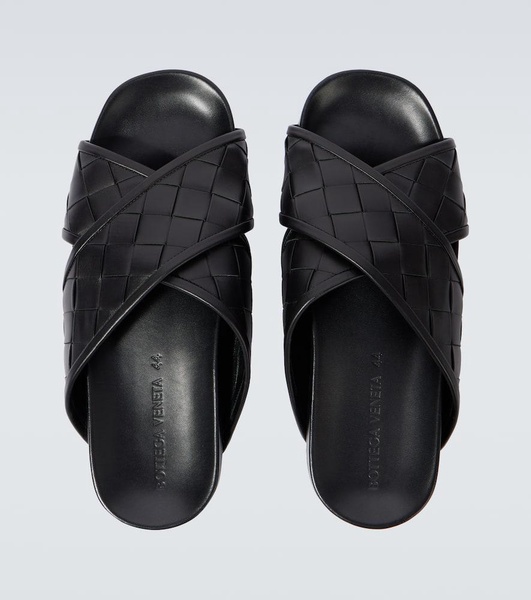 Tarik Intrecciato leather sandals