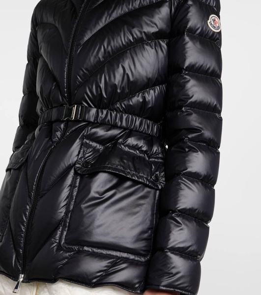 Argenno nylon short down jacket