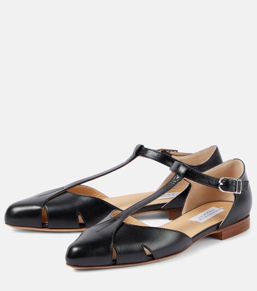 Harlow leather flats