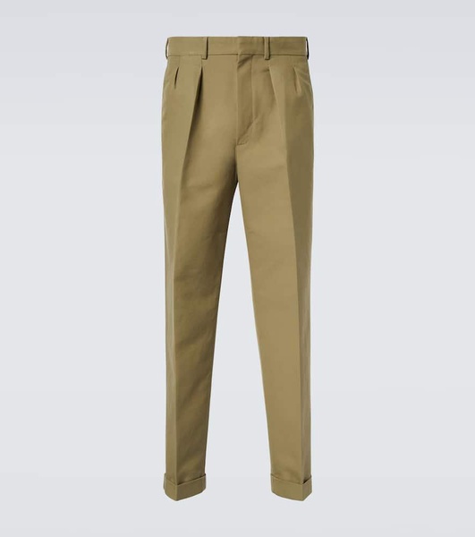 Semi Sartorial cotton satin chinos