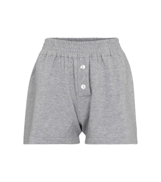 Cashmere-blend shorts