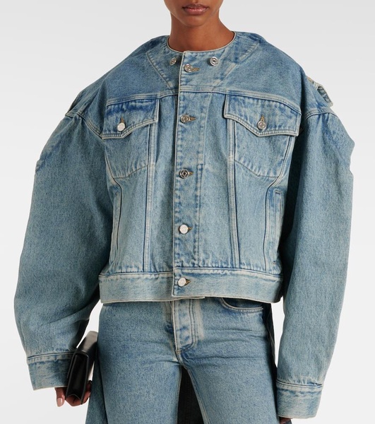 x Shayne Oliver oversized denim jacket