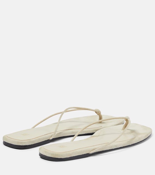 The Knot suede thong sandals