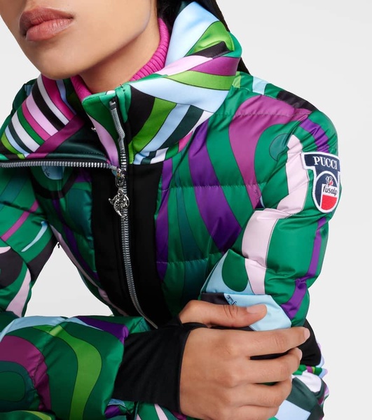 x Fusalp printed ski suit