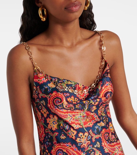 Paisley maxi dress