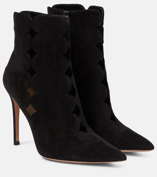 Suede ankle boots