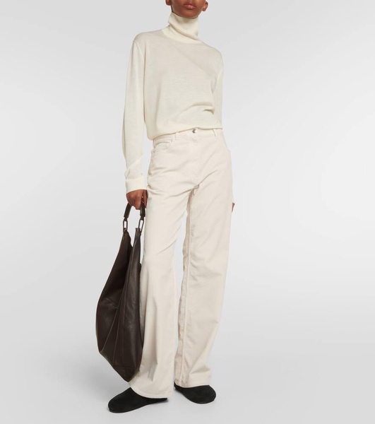 Dan cotton corduroy flared pants