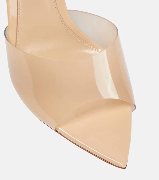 Elle 105 TPU and patent leather mules