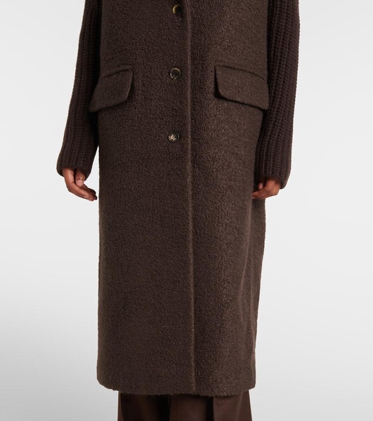 Charles cashmere, wool, and silk coat