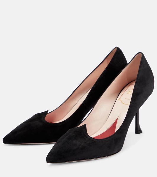 I Love Vivier suede pumps