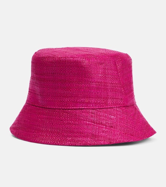 Straw bucket hat