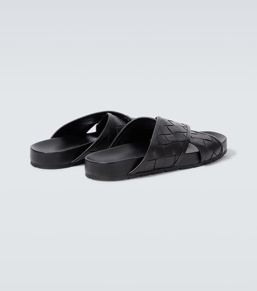 Tarik Intrecciato leather sandals