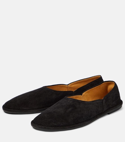 Black Canal Ballerina Flats