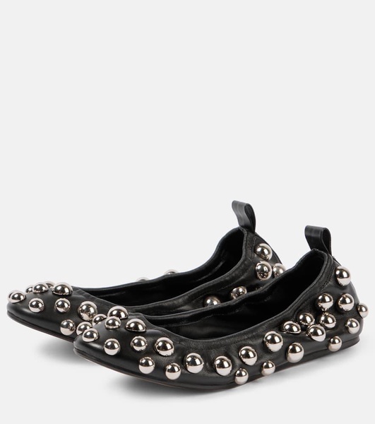 Belna leather ballet flats