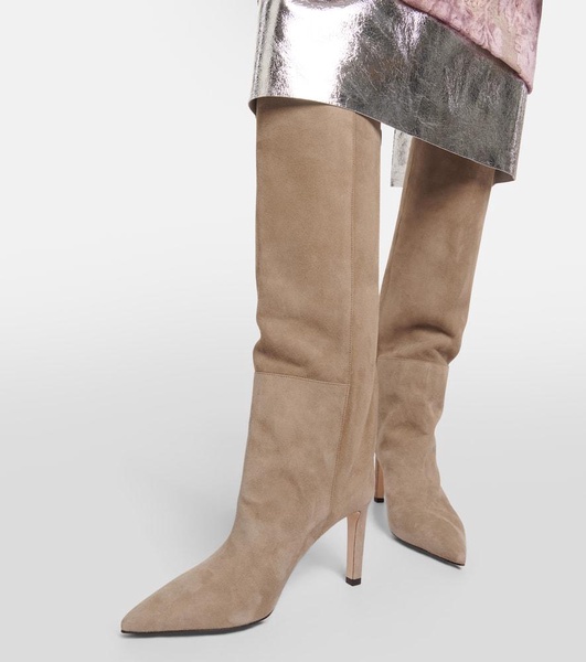 Alizze 85 suede knee-high boots