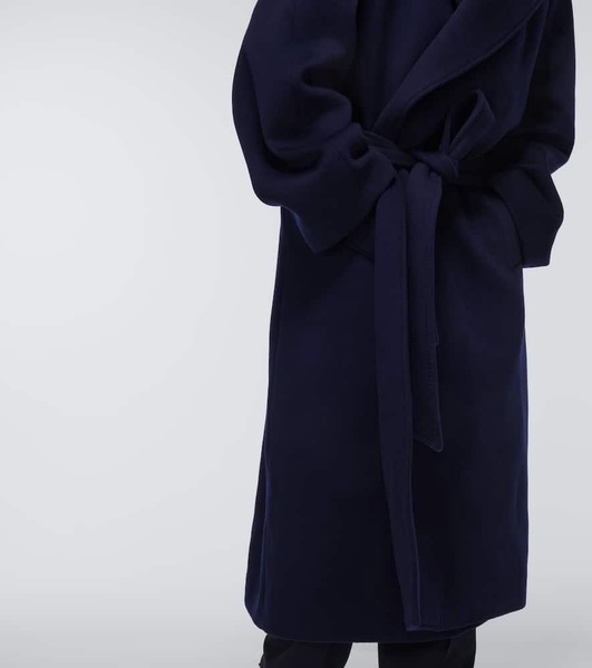 Belted cashmere coat