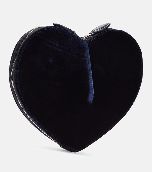 Le Cœur velvet heart clutch