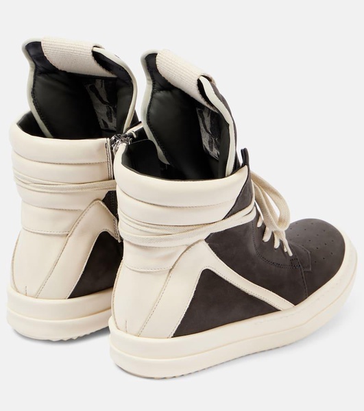 Geobasket suede high-top sneakers