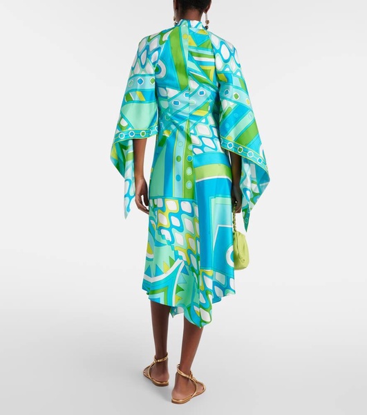 Vivara silk twill kaftan