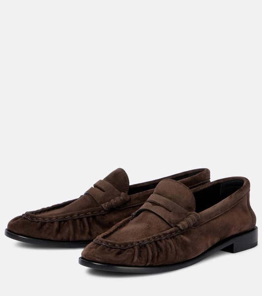 Le Loafer suede penny loafers