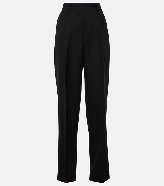 High-rise tapered pants