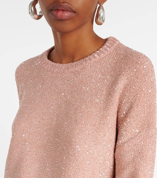 Yasworth metallic knit sweater