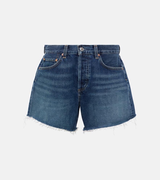 Annabelle high-rise denim shorts