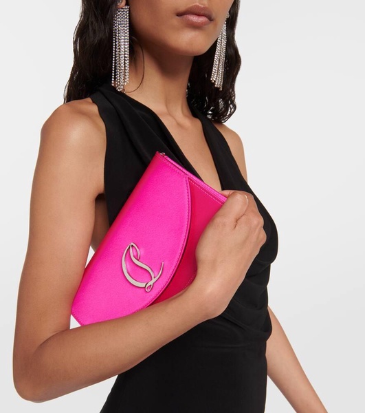 Loubi54 satin shoulder bag