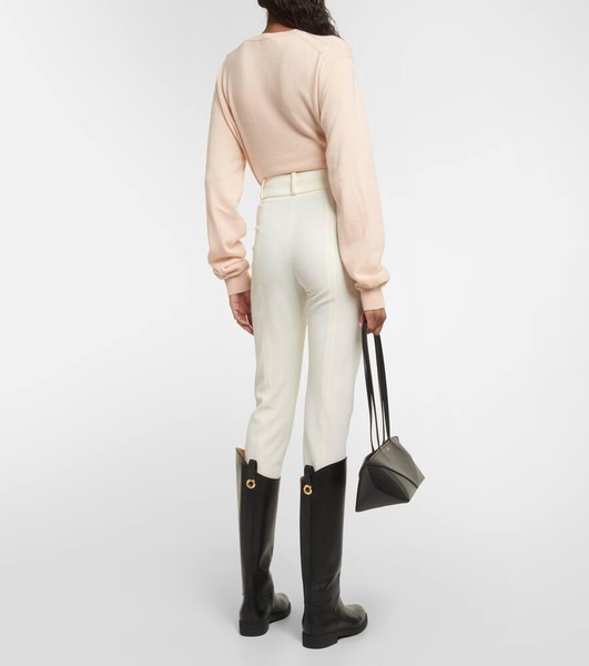 Lucian wool-blend slim pants