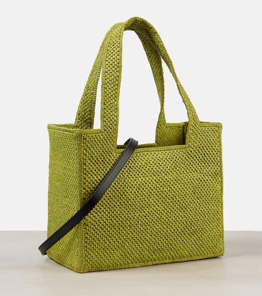 Paula's Ibiza Font Medium raffia shopper