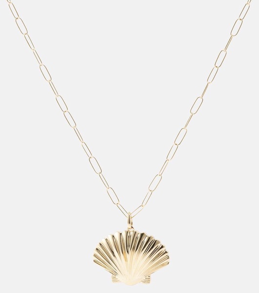 Venus Large 14kt gold pendant necklace