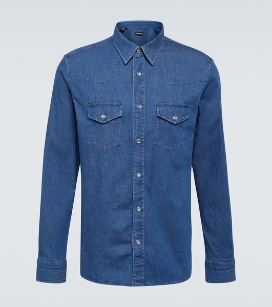 Denim Western shirt