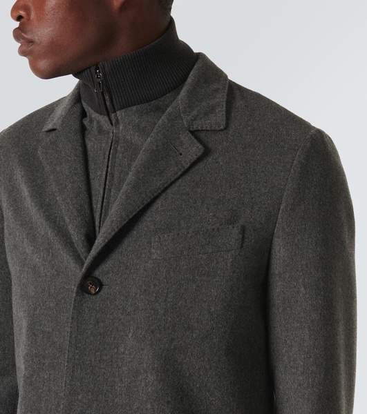 Martingala cashmere coat