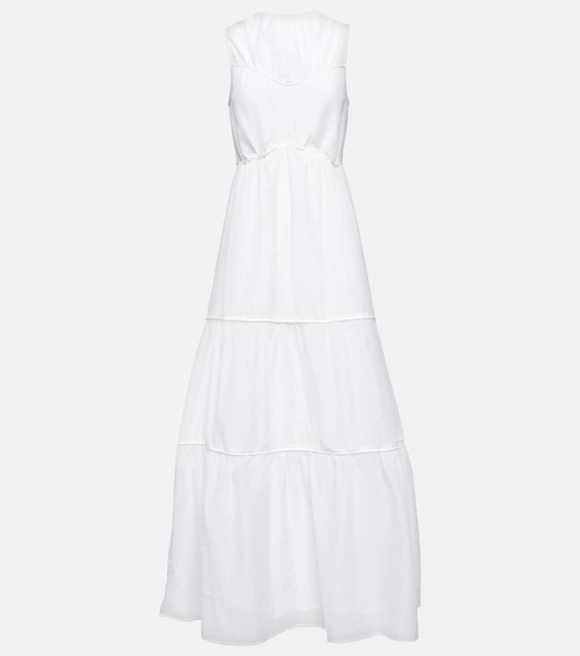 Emme tiered cotton and silk dress