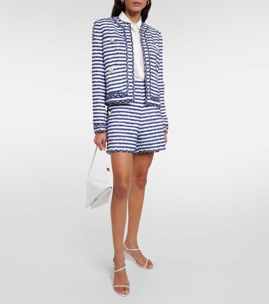 Matteo striped curly jacket