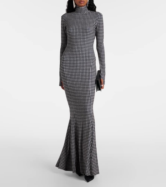 Houndstooth gown