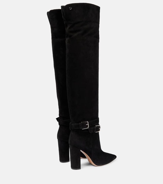 Suede over-the-knee boots