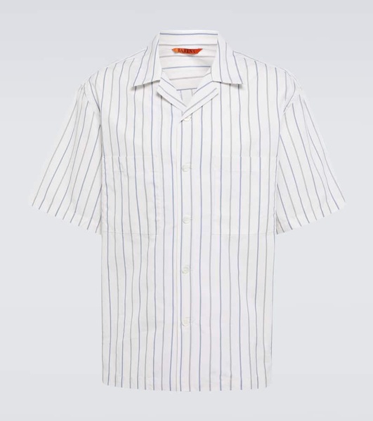 Solana Talian pinstriped cotton poplin shirt