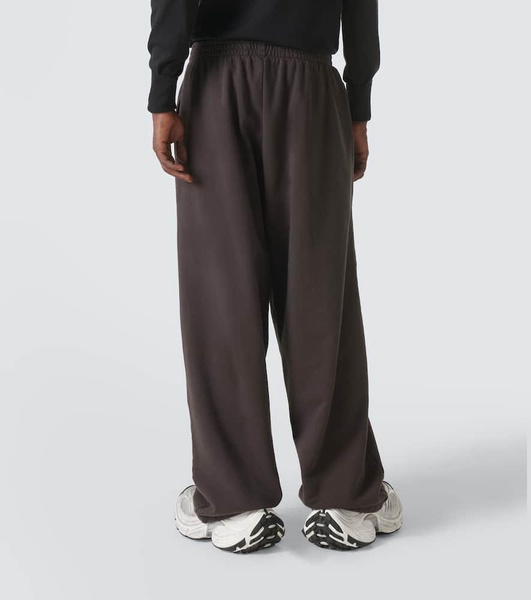 Printed cotton jersey sweatpants