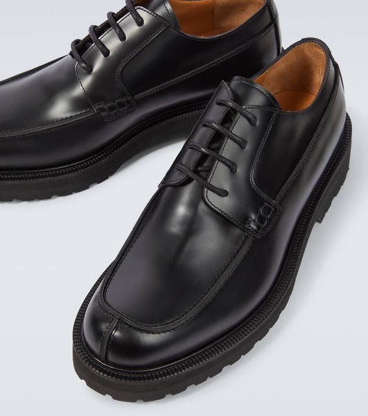 Leather Derby shoes