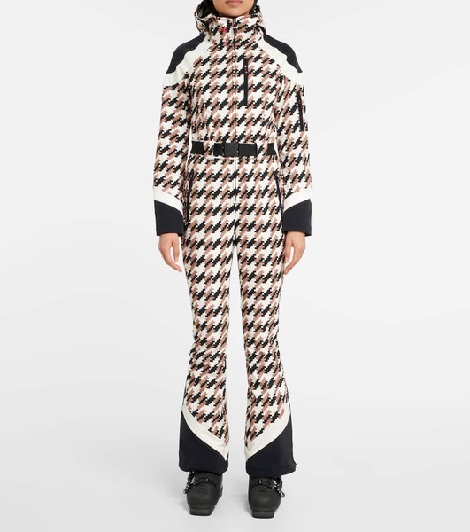 Allos houndstooth ski suit