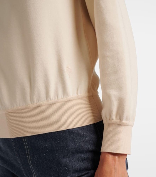 Viera cotton, silk, and cashmere sweatshirt