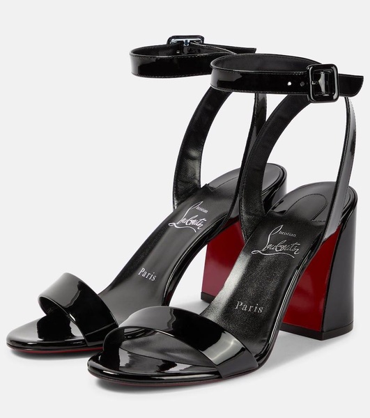 Miss Sabina 85 patent leather sandals