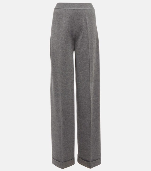 Cashmere and silk pants