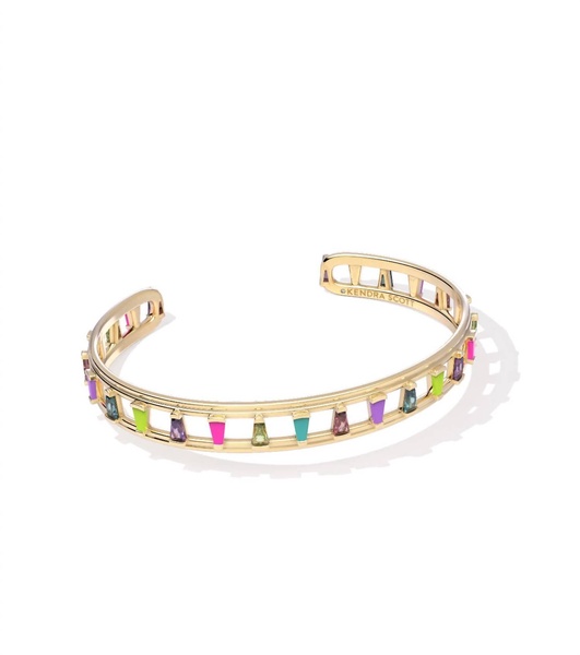 women's kelsey cuff bracelet in gold multi mix